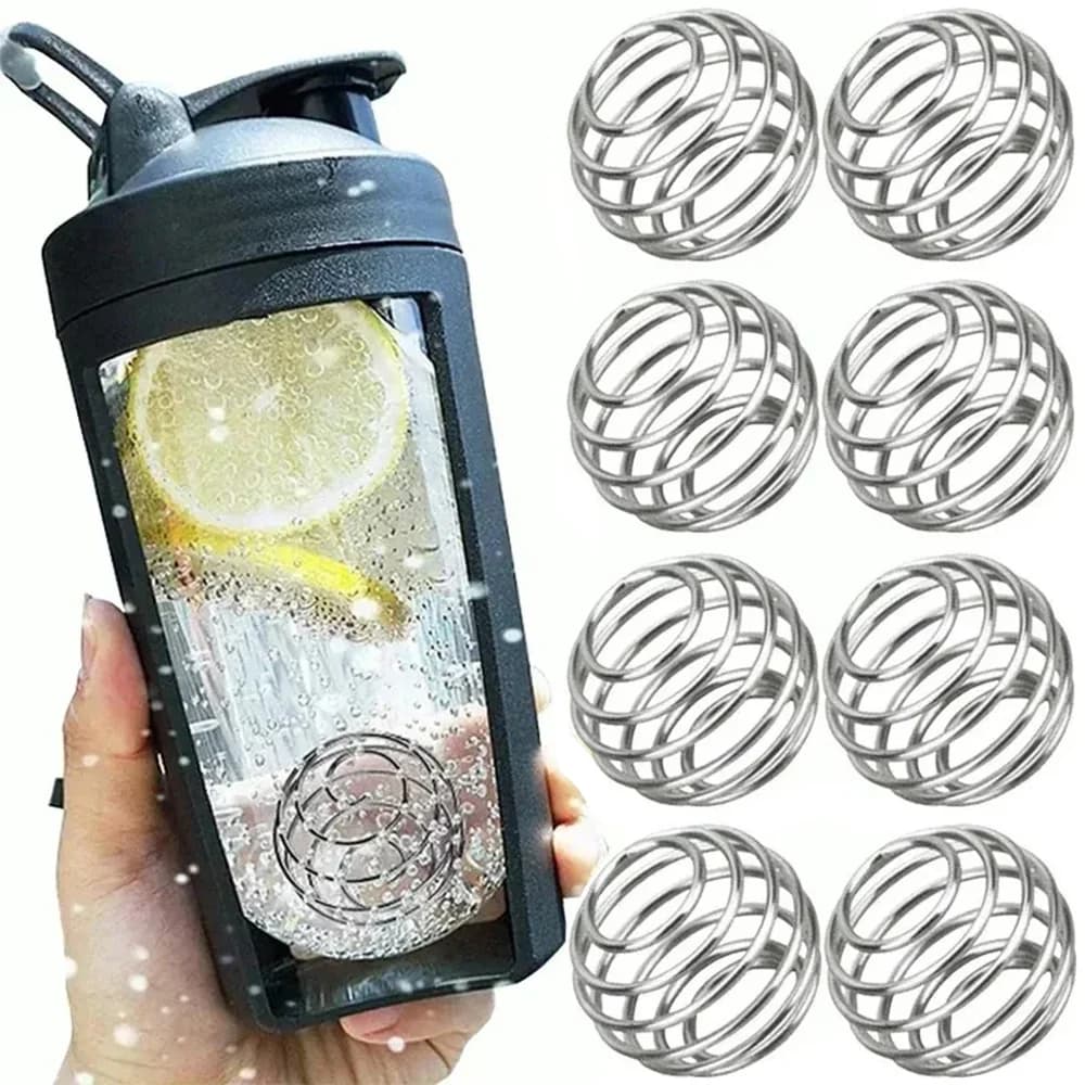 1/5/20/50PCS Stainless Steel Shaker Balls Whisk Protein Mixing Mixer Ball Bar Drink Gadgets for Fitness Sports Shaker Cup Bottle