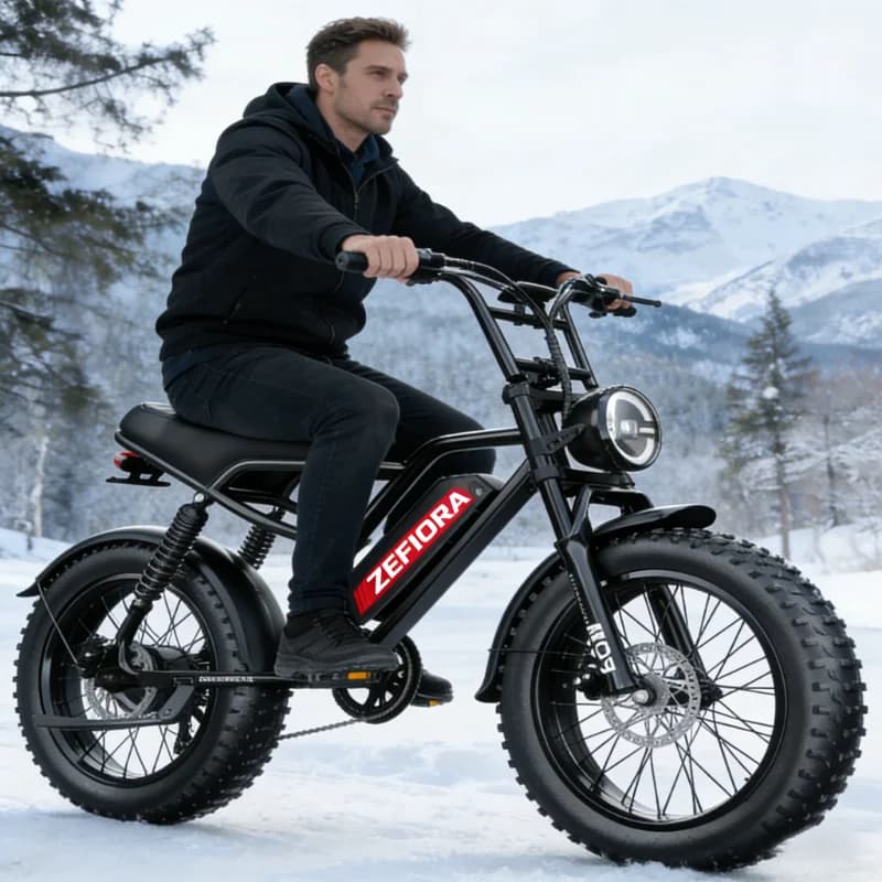 Bicicletta Elettrica Economica da 20-26 Pollici, 1000W-2000W, Freno Anteriore, 30-50 mph, 48V 10A 15A 17.5A 20A, per Bicicletta Elettrica a Due Ruote