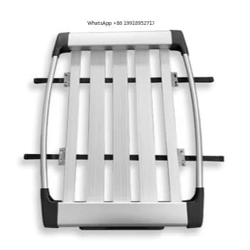 Single Layer Aluminium Alloy Luggage Rack Basket Universal Car Roof Rack Accessory 160x100cm 100kg for Wrangler JK