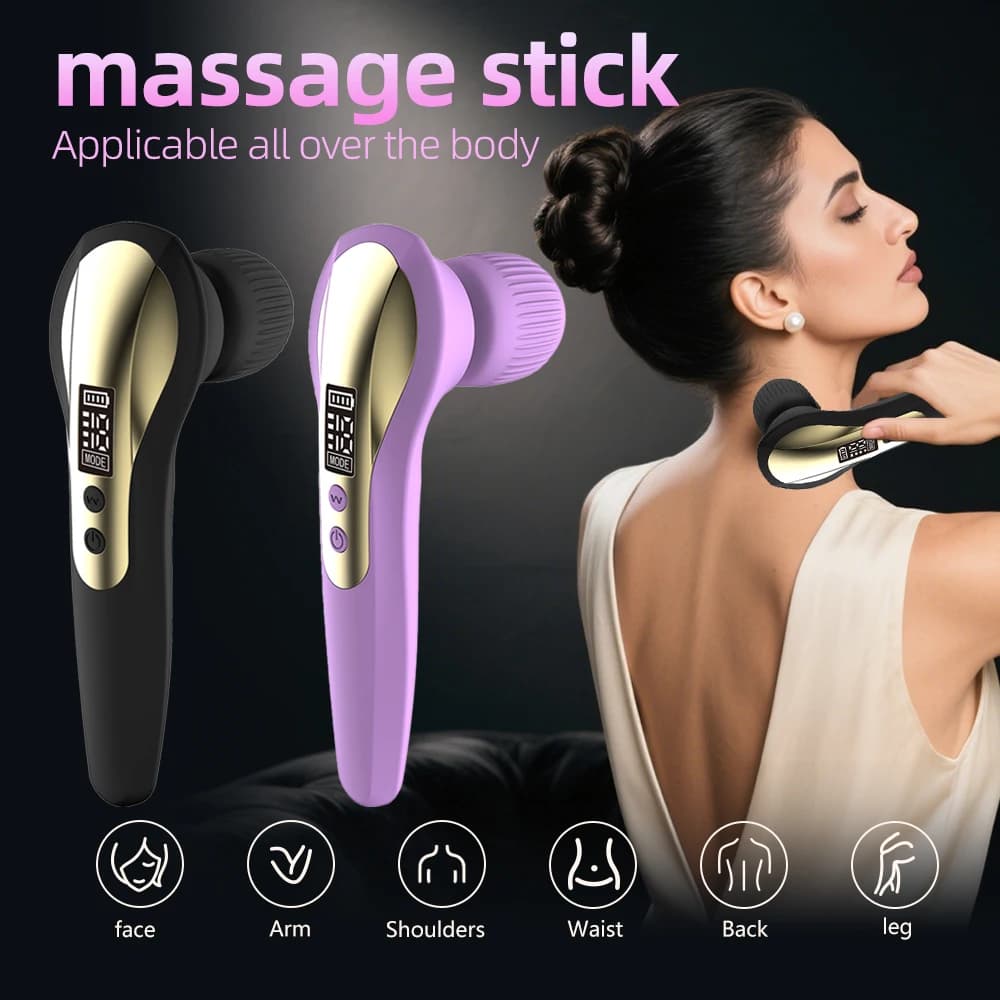 Portable Massage Gun 19 Modes 4 Speed Portable Vibration Massage Personal Handheld Muscle Percussion Massage for the whole body