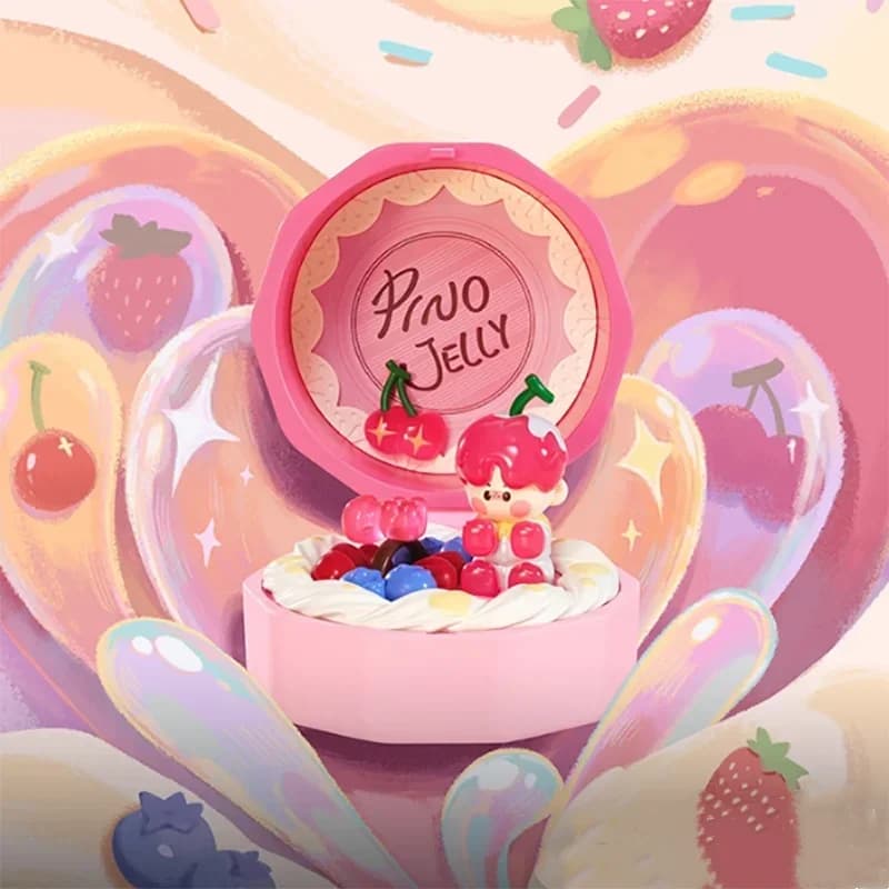 POP MART Romantic Ring Box Serie 4 Set di scene Scatola cieca Giocattoli Kawaii Anime Action Figure Sorpresa Scatola misteriosa Bambole Regalo per ragazze