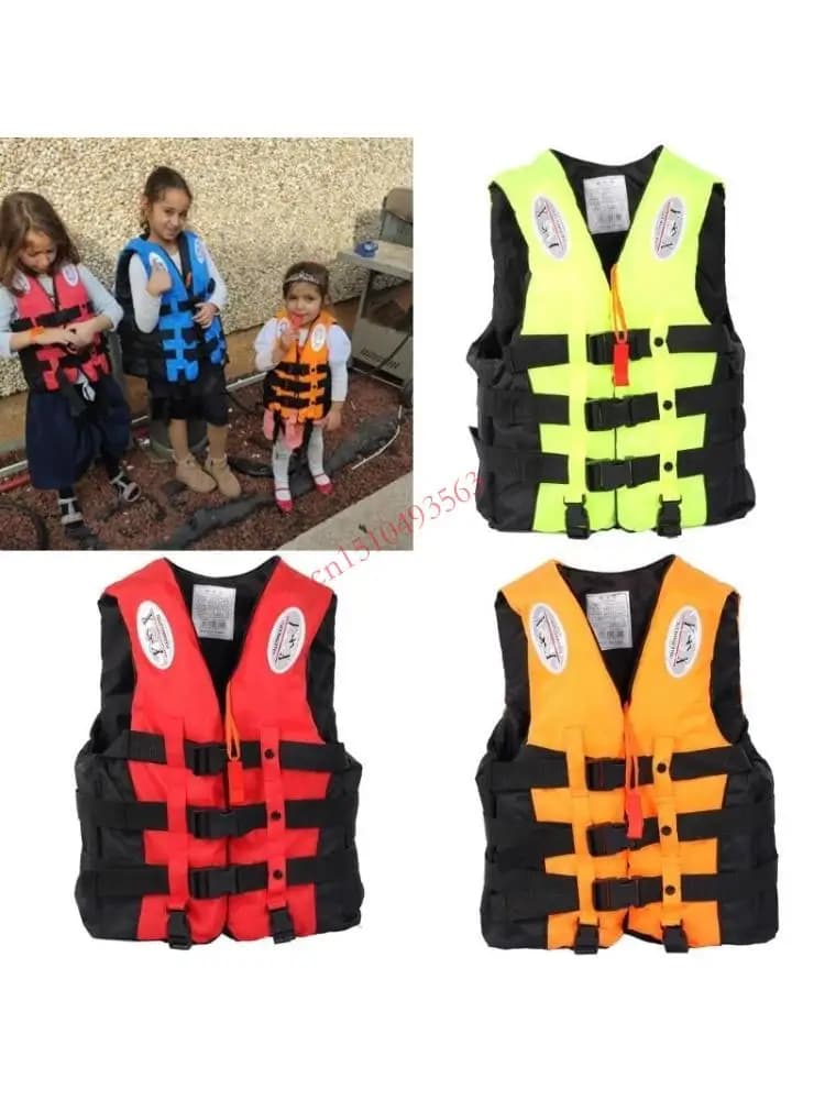 Giubbotto salvagente per nuoto per bambini Giubbotti salvataggio per regolabili Giubbotti galleggiamento con