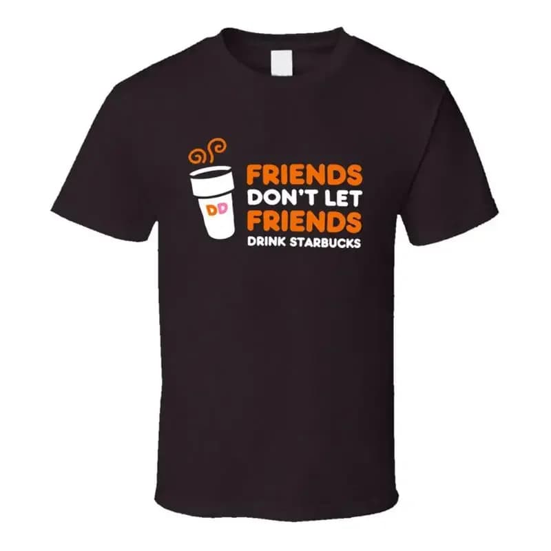 Maglietta divertente parodia di Dunkin Donuts
