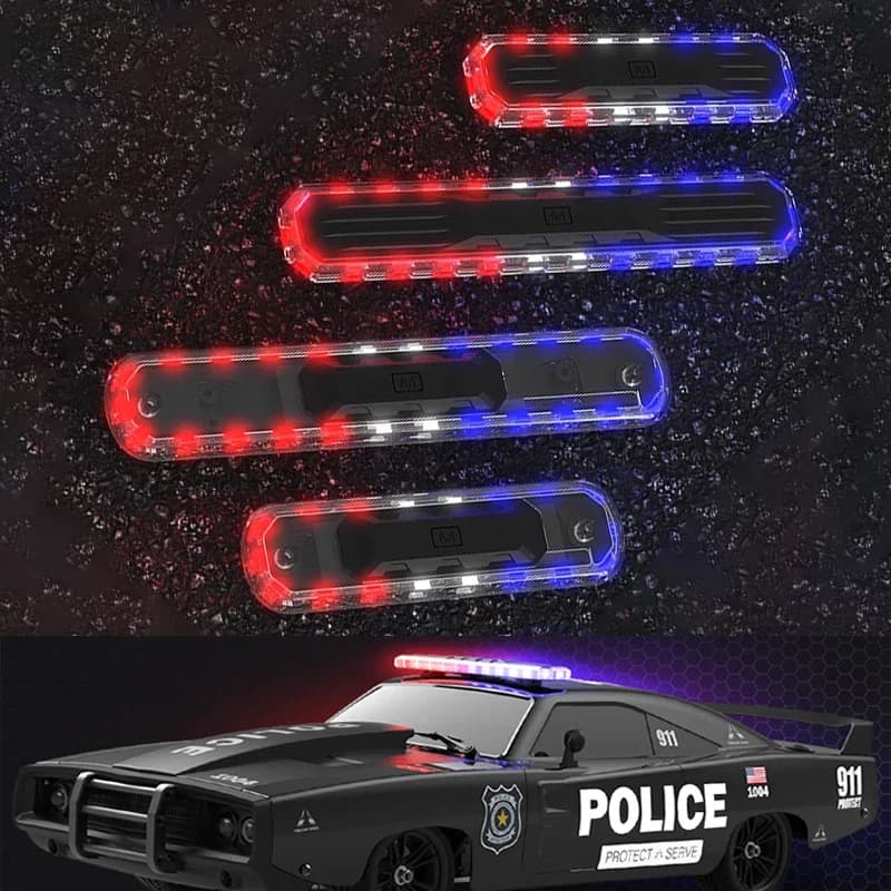 Spia LED Luci di ingegneria per 1/14 Tamiya RC Truck Scania 770S R620 Actros 3363 Volvo 750 MAN TGX LESU Auto Parti fai da te