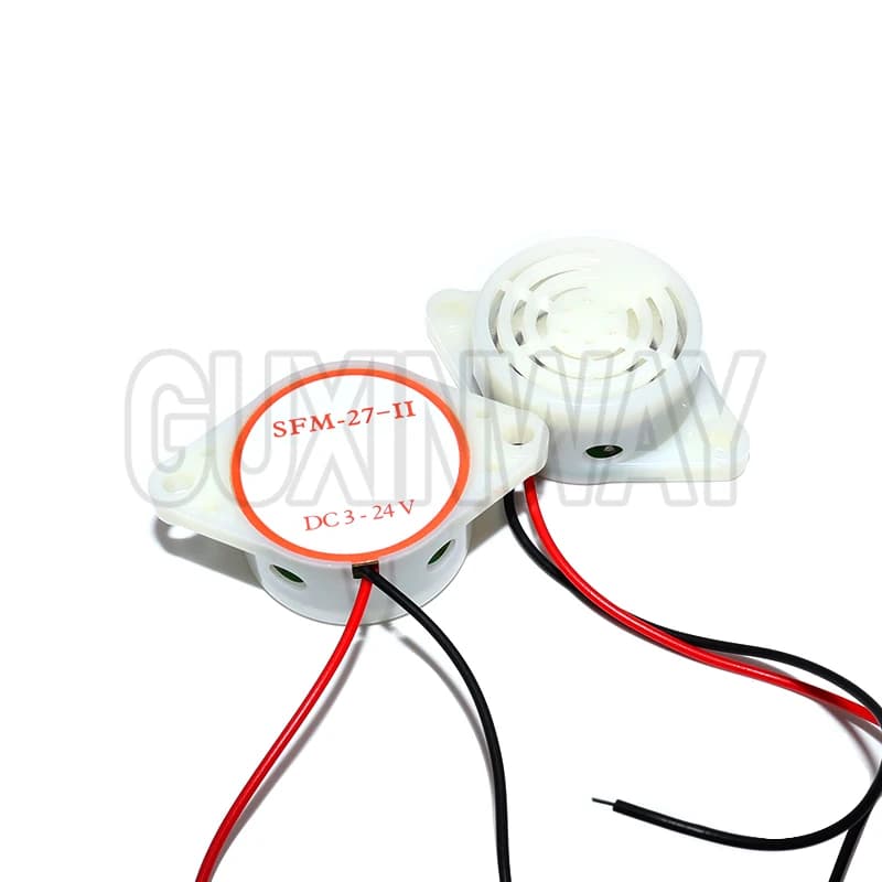 2 pz/4 pz Segnale acustico intermittente ad alto decibel DC 3-24 V 12 V Cicalino SFM-27 Cicalino attivo Segnale acustico di allarme 95DB 3015, per Arduino