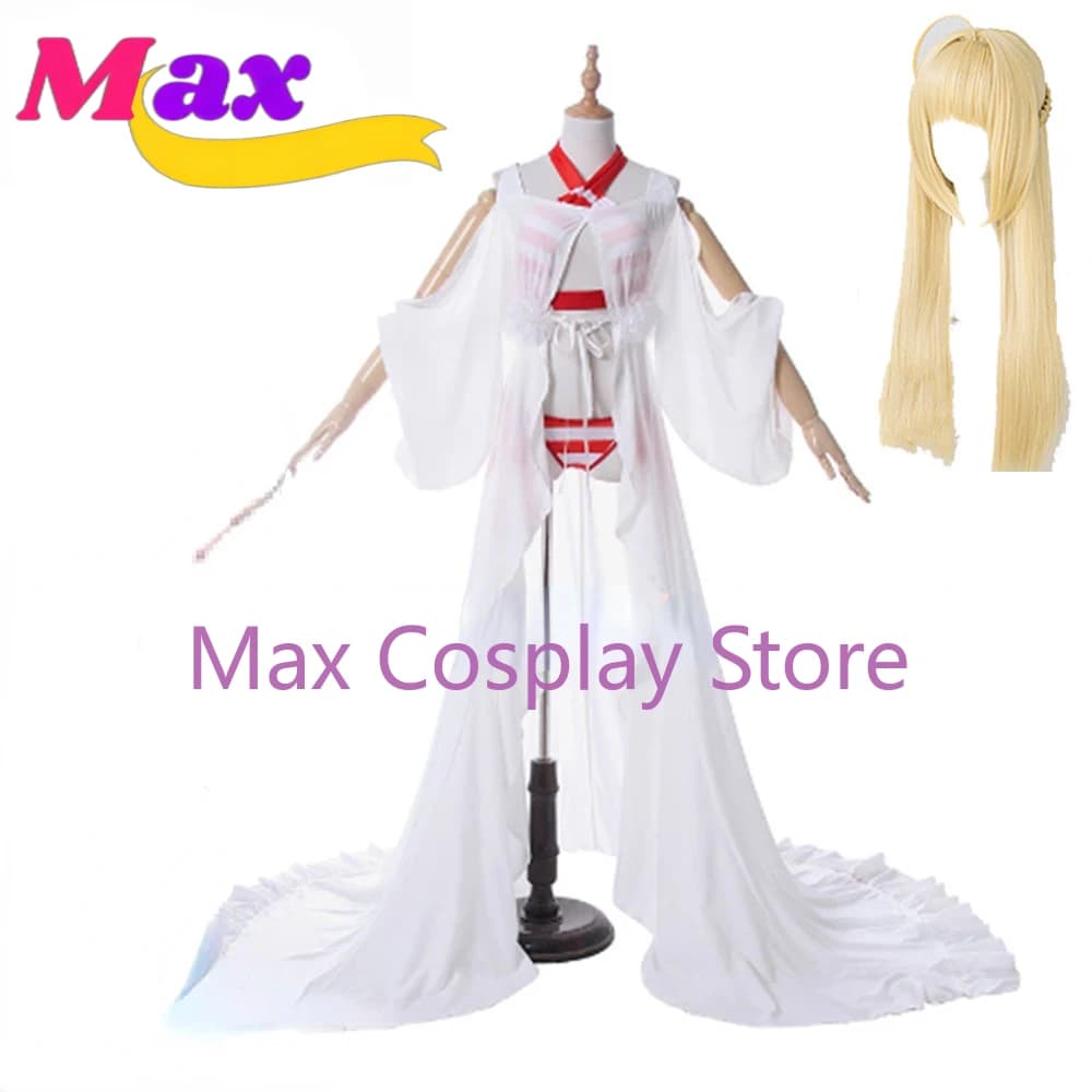 Max Black Claudius Cesare Augustus Swimwear Cosplay Costume Sexy Bikini Fate/Extra Saber Cosplay Costume Swimwear Custom Size