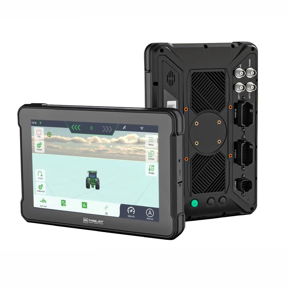 Display agricolo touch da 10 pollici Tablet PC robusto Modulo RTK integrato ad alta precisione Versione radio GNSS 4G Funzione Canbus