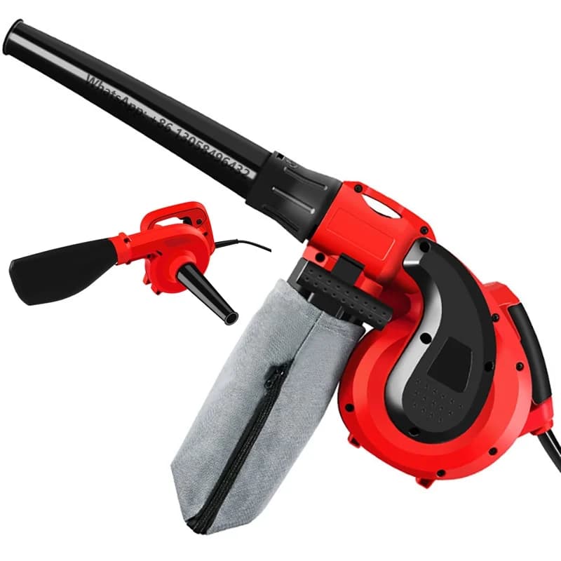 Small 2900 watt high power hairdryer, dust collector, blowing and suction, electric blower two in one for care and cleaning of the lawn