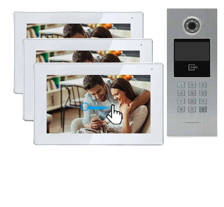 Sistema videocitofonico per sistema citofonico multi-appartamento Tuya Videocitofono intelligente Campanello
