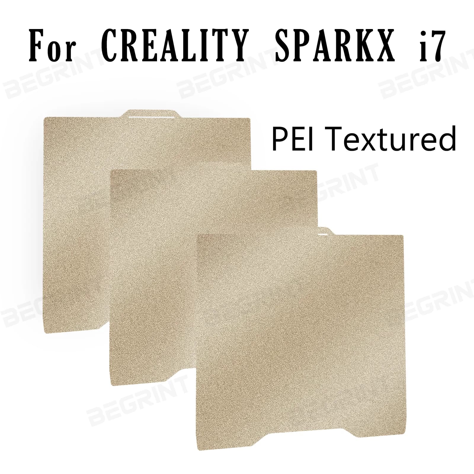 Printing plate for Creality Sparkx i7, front-back printing with PLA, PETG, ABS, PA, TPU for SPARKX i7 3D printer, accessories.