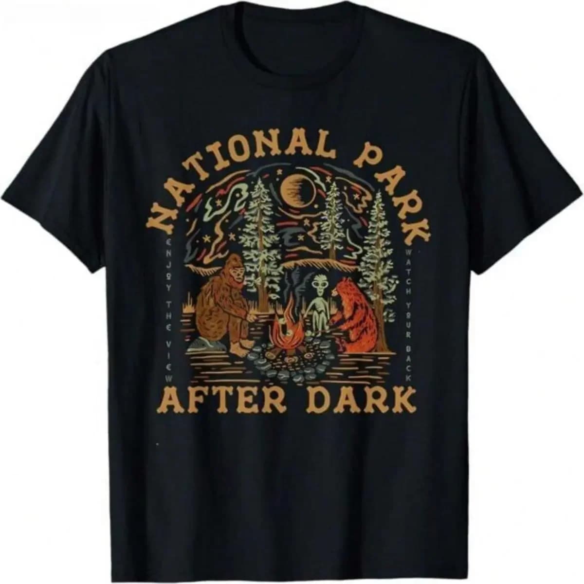 Funny National Park After Dark Men Women's T-Shirt