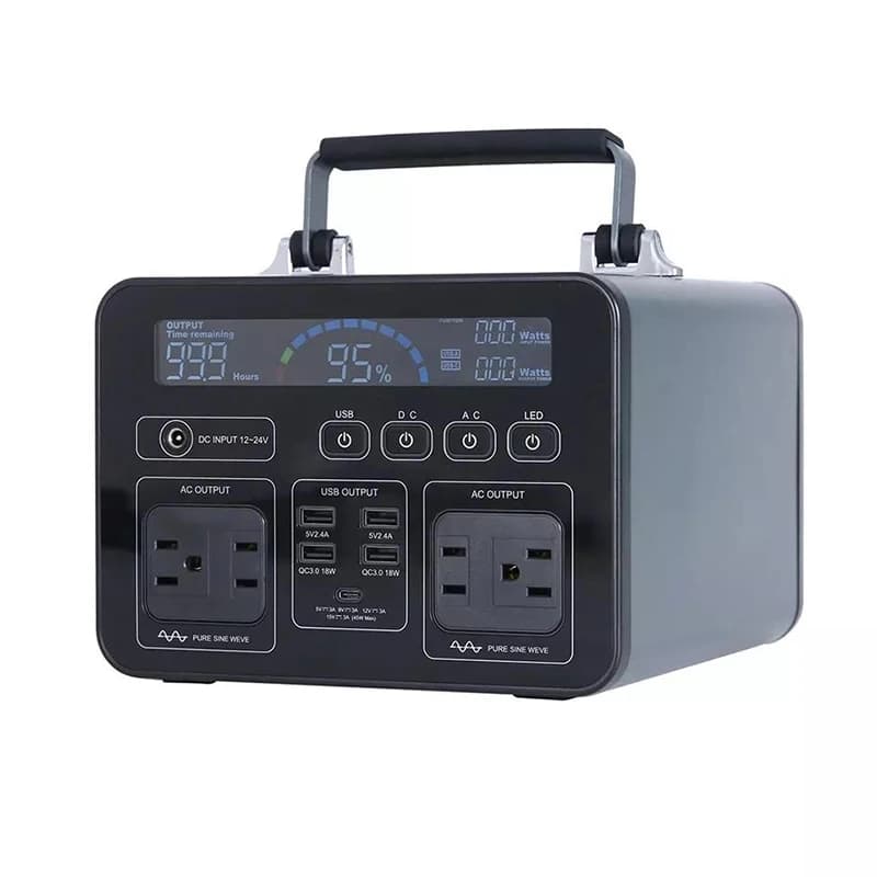 Stazione di Alimentazione Portatile 500W 135200mAh con Uscita 110V/240V, Pannello Solare, Avviatore d'Emergenza per Auto MPPT, Onda Sinusoidale Pura, Backup di Emergenza