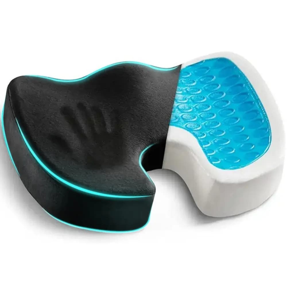 Gel cushion Anti-slip gel and memory foam Cushion in coccyx Office chair cushion Sedentary artifact for car Interior Automotive