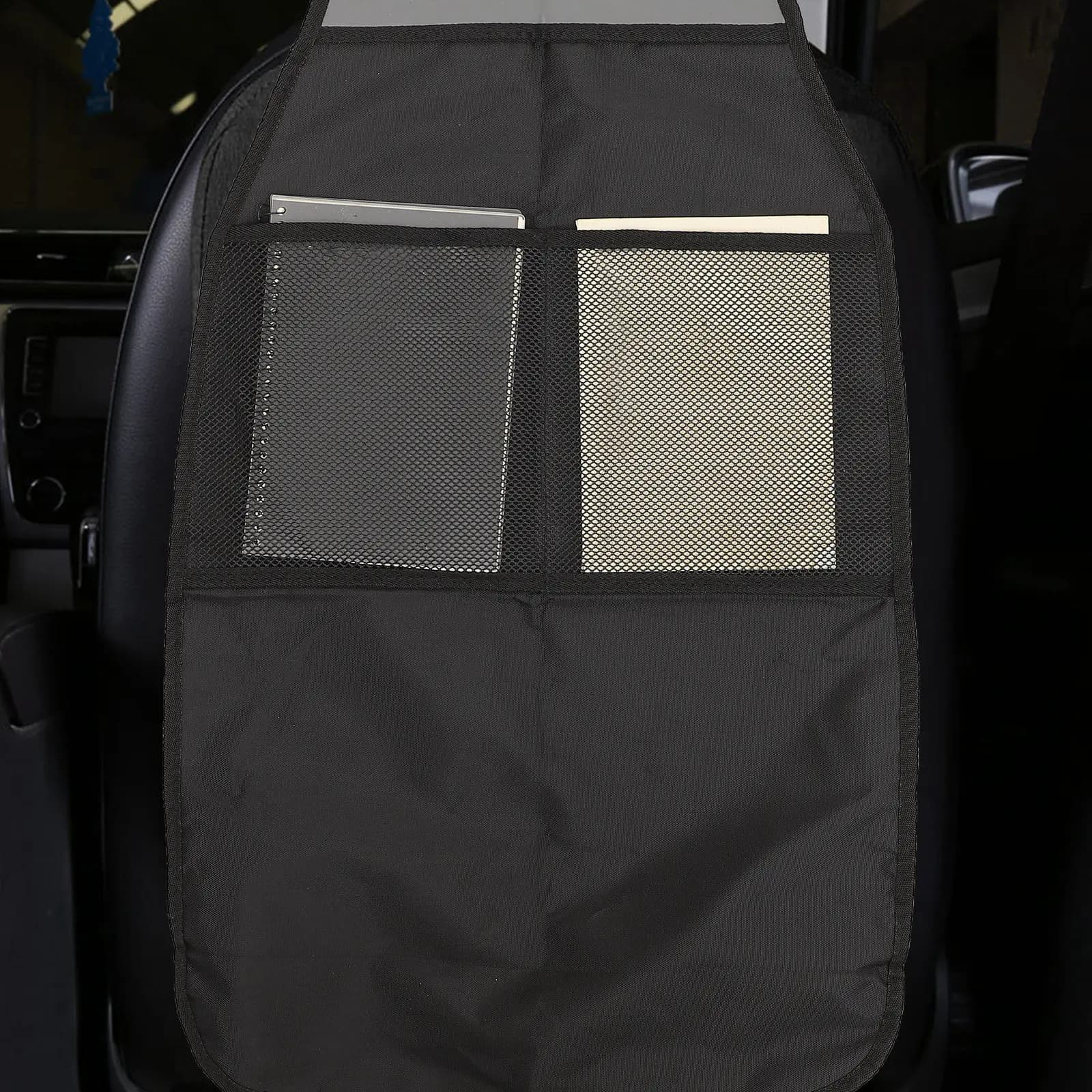 Organizer Premium Impermeabile per Sedile Posteriore Auto con Tasca per Tablet e Finestra Touchscreen per Bambini, Adatto a Dispositivi da 10 Pollici