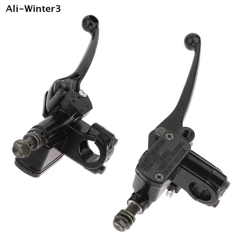 【Wn】Pompa Freno Anteriore Sinistra/Destra 7/8" 2MM per Moto, Cilindro Maestro Idraulico, Leva Freno per Dirt Bike, Pit Bike, ATV, Quad, Ciclomotore, Scooter