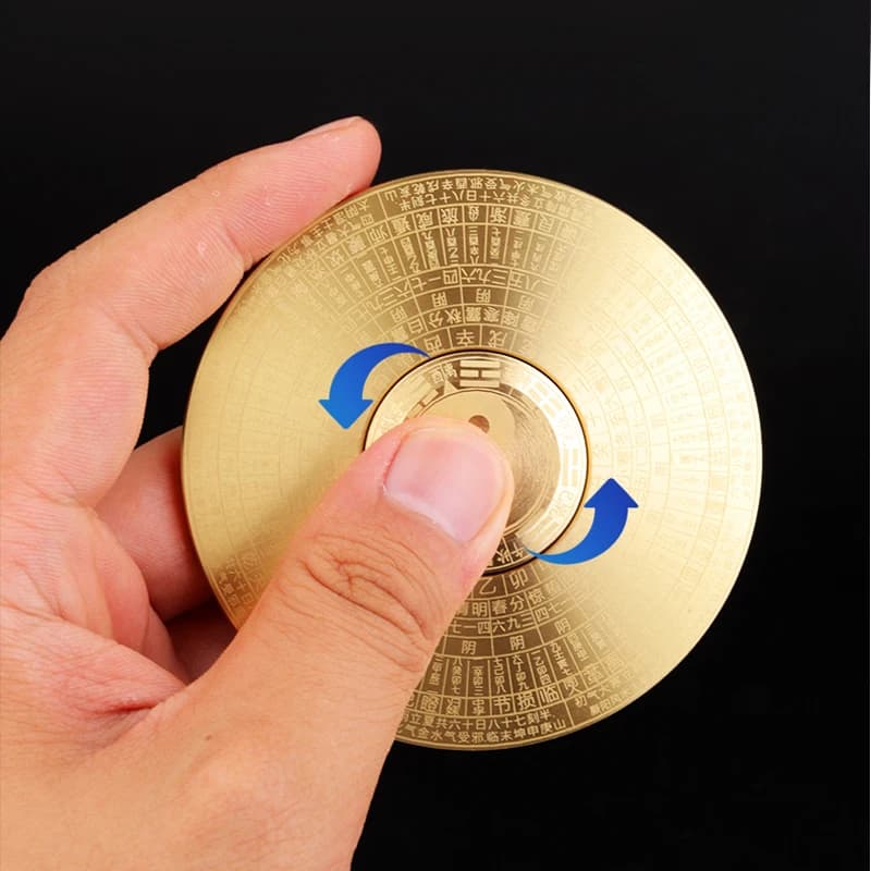 Cinese Tai Chi Fidget Spinner EDC Gadgetssensory Fidget Sollievo dallo stress Thd Autismo Ansia Terapia Adulti e bambini