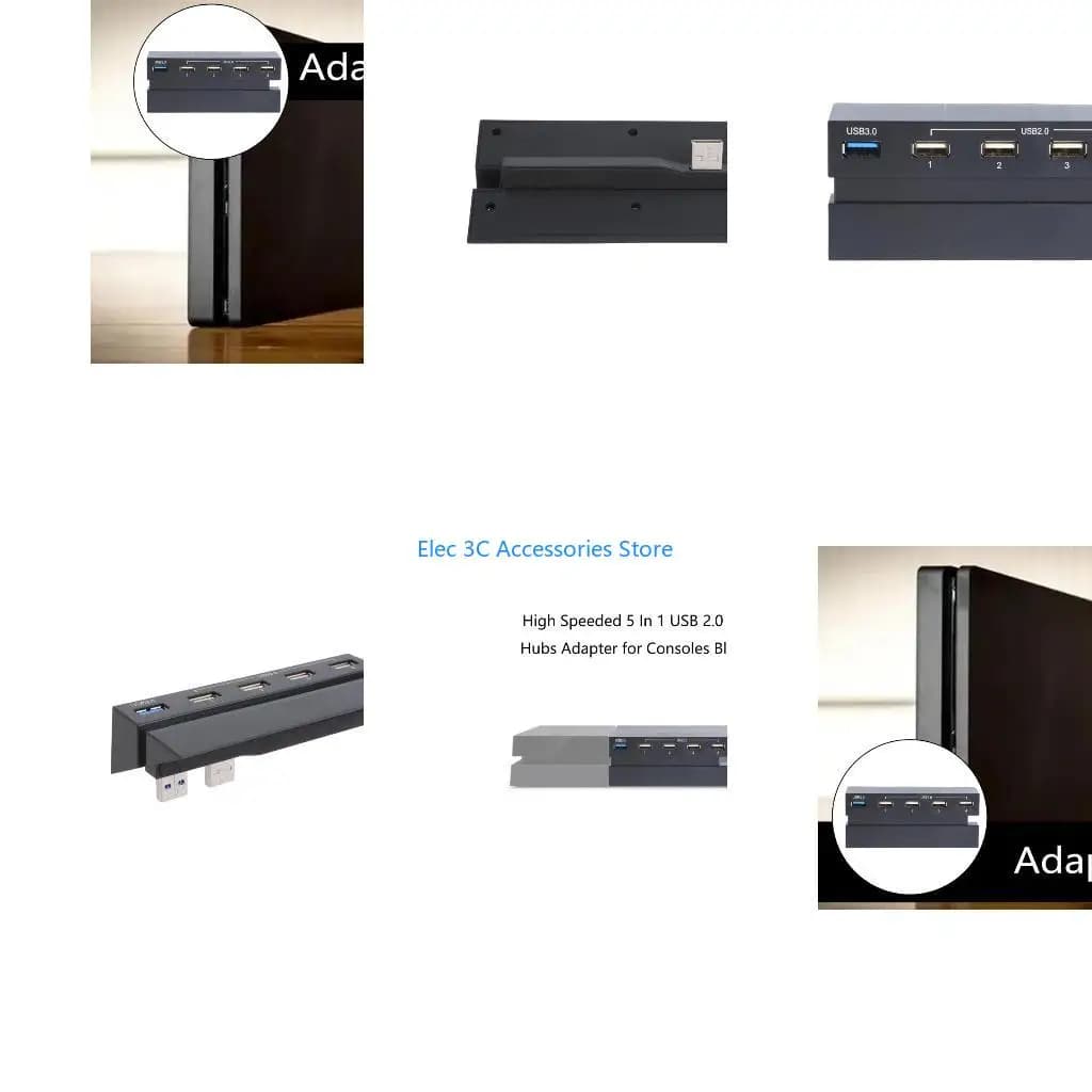 Y51A USB Hubs for Including 4x USB 2.0 USB Port Quick Transfer