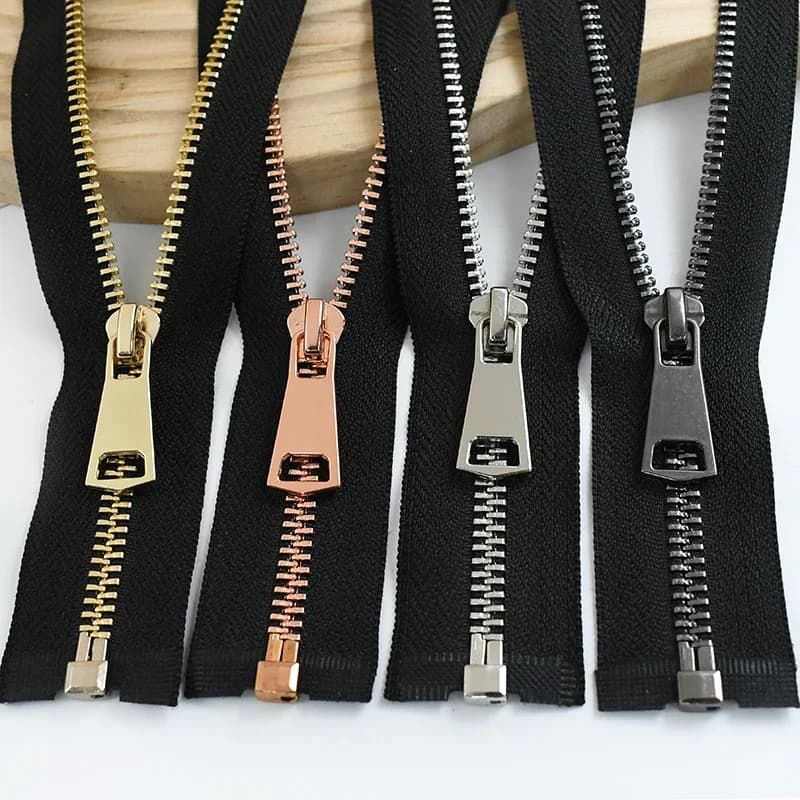 1/2 pezzi 5 # Cerniere in metallo 15-25 cm Close-End 30-80 cm Zip aperta per cucire indumenti Kit di riparazione cerniera chiusura borsa con cerniera separabile