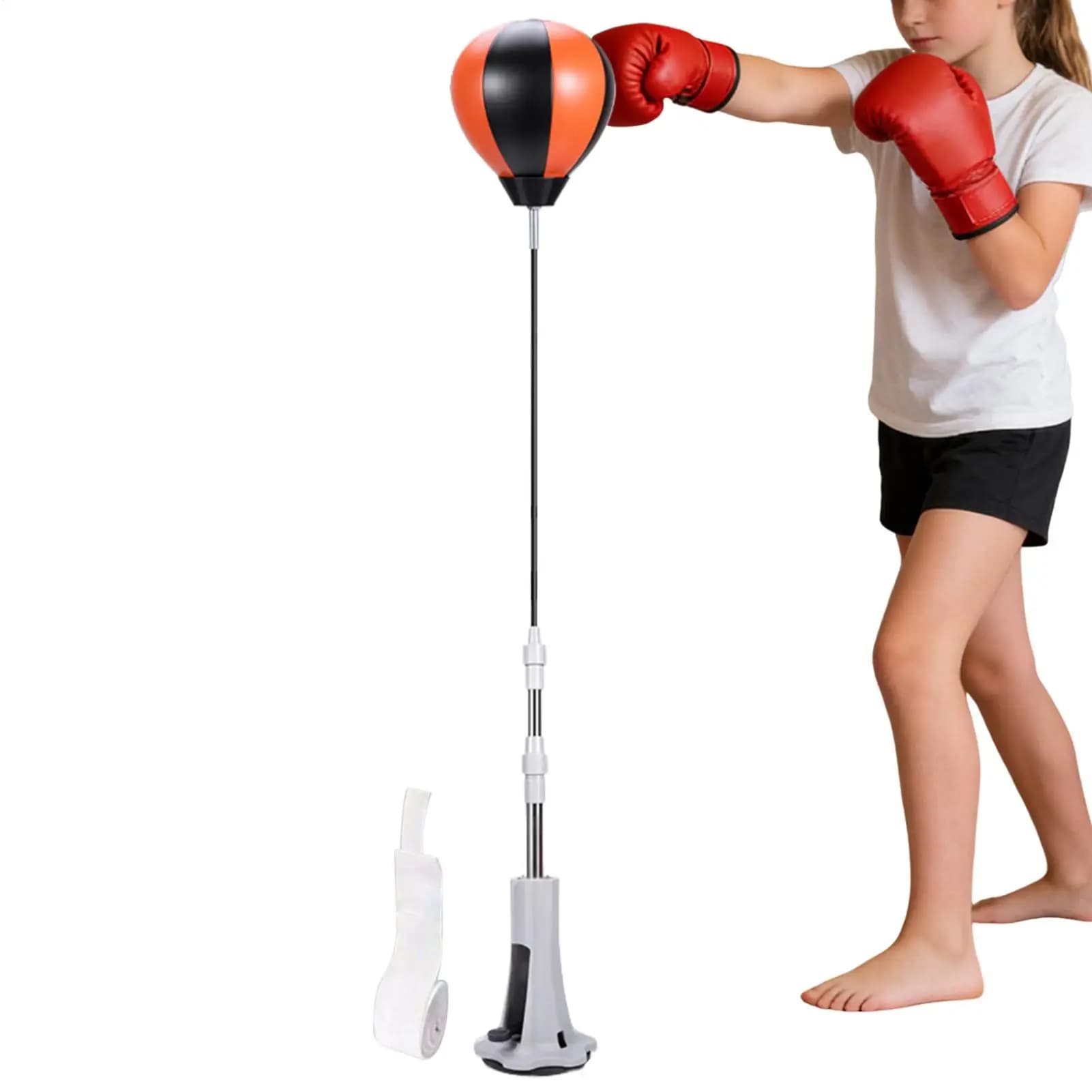 Sacco da boxe a ventosa per allenamento, strumento per pugilato e rilascio dello stress, sacco da boxe per casa, palestra, ufficio, fitness, esercizi in giardino