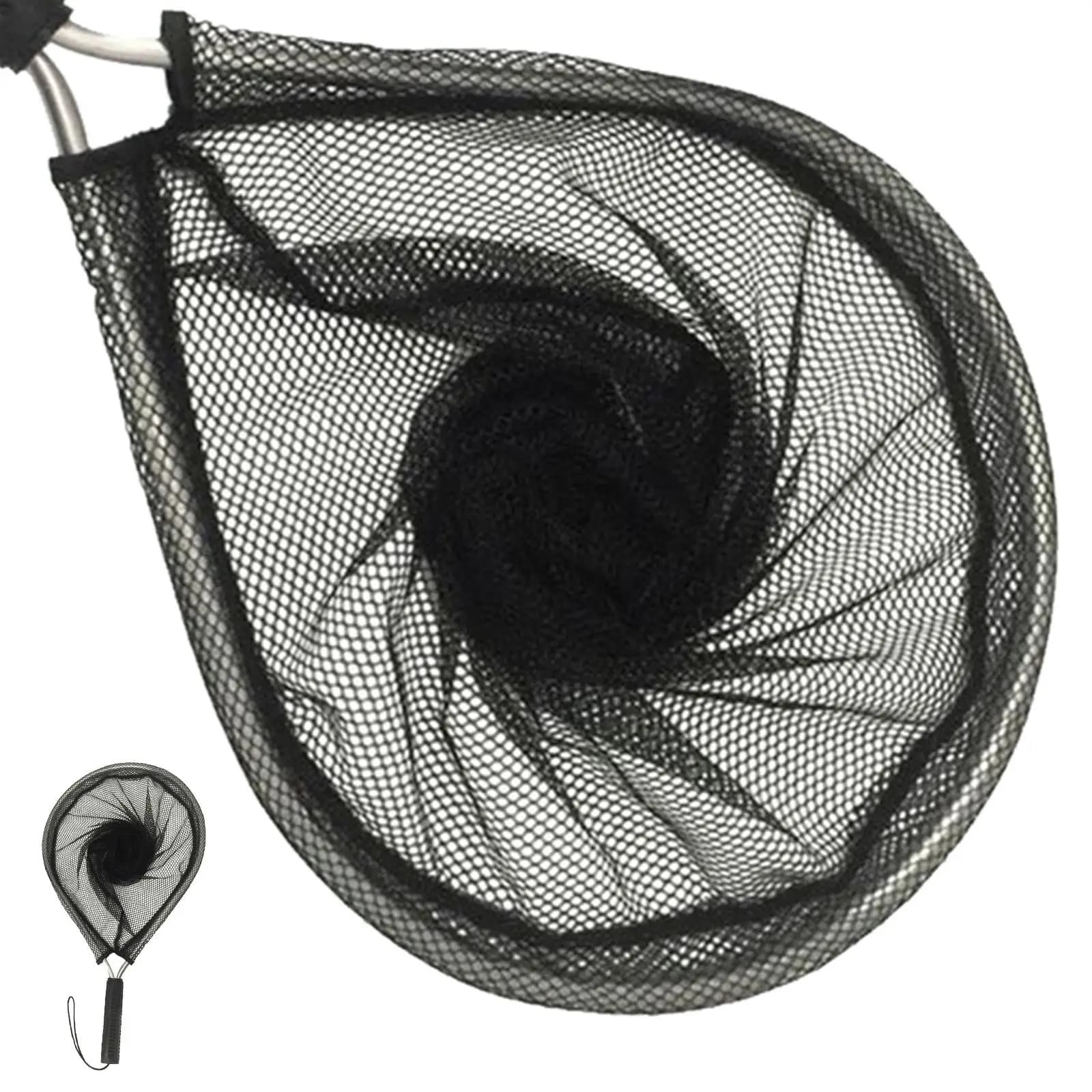 Rete da Pesca Portatile Leggera, Cesto da Pesca Manuale con Telaio in Alluminio Staccabile, Manico Antiscivolo, Resistente all'Usura per Pesca all'Aperto