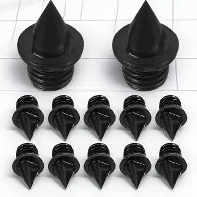 20Pcs Carbon Steel Track Spikes Shoe Replacement for Running Jump Spikes Track Field Athletic Training Spike for Shoes
