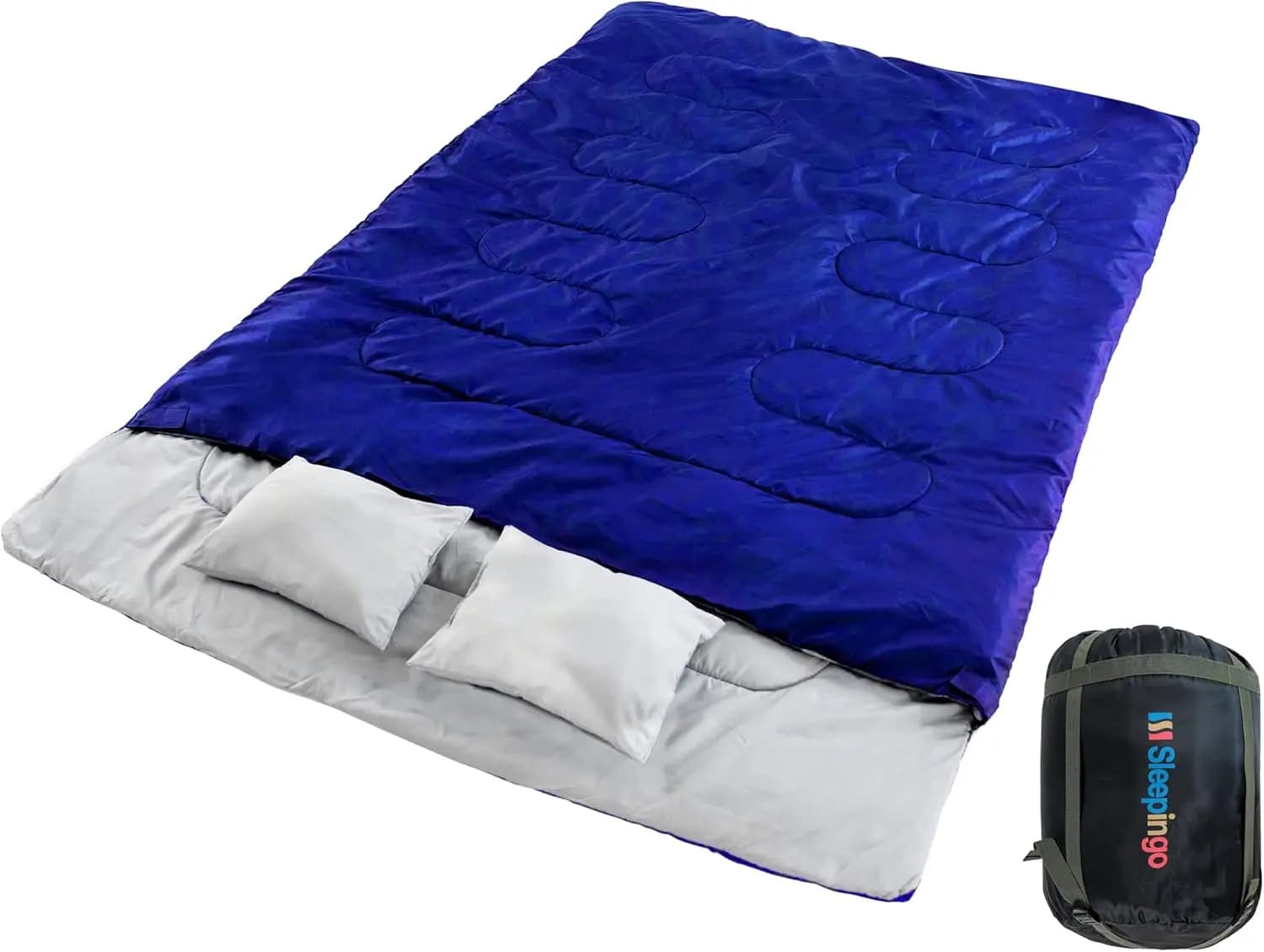 Raincoat Queen Size for Two Adults - Ideal for Camping, Hiking, Backpacking, Truck or Tent Use