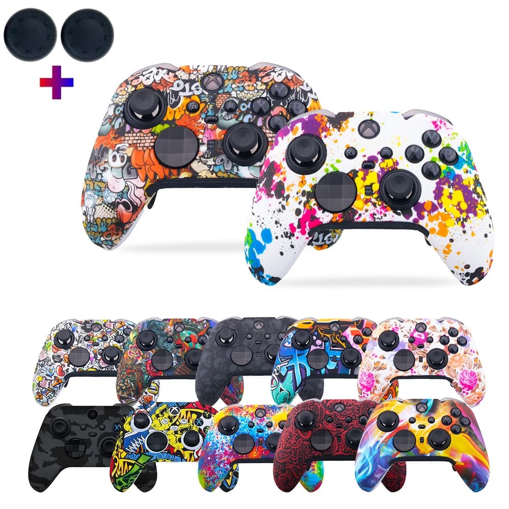 Custodia protettiva antiscivolo per accessori per controller di gioco XBOX serie X/S Custodie in silicone con cappuccio per impugnatura per pollice
