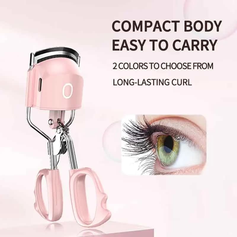 Folder Heated 2-in-1, Double Temperature & Memory Function, Heating in 10s and 5s curling, Fast charging Type-C, for Long-Term Eyelash