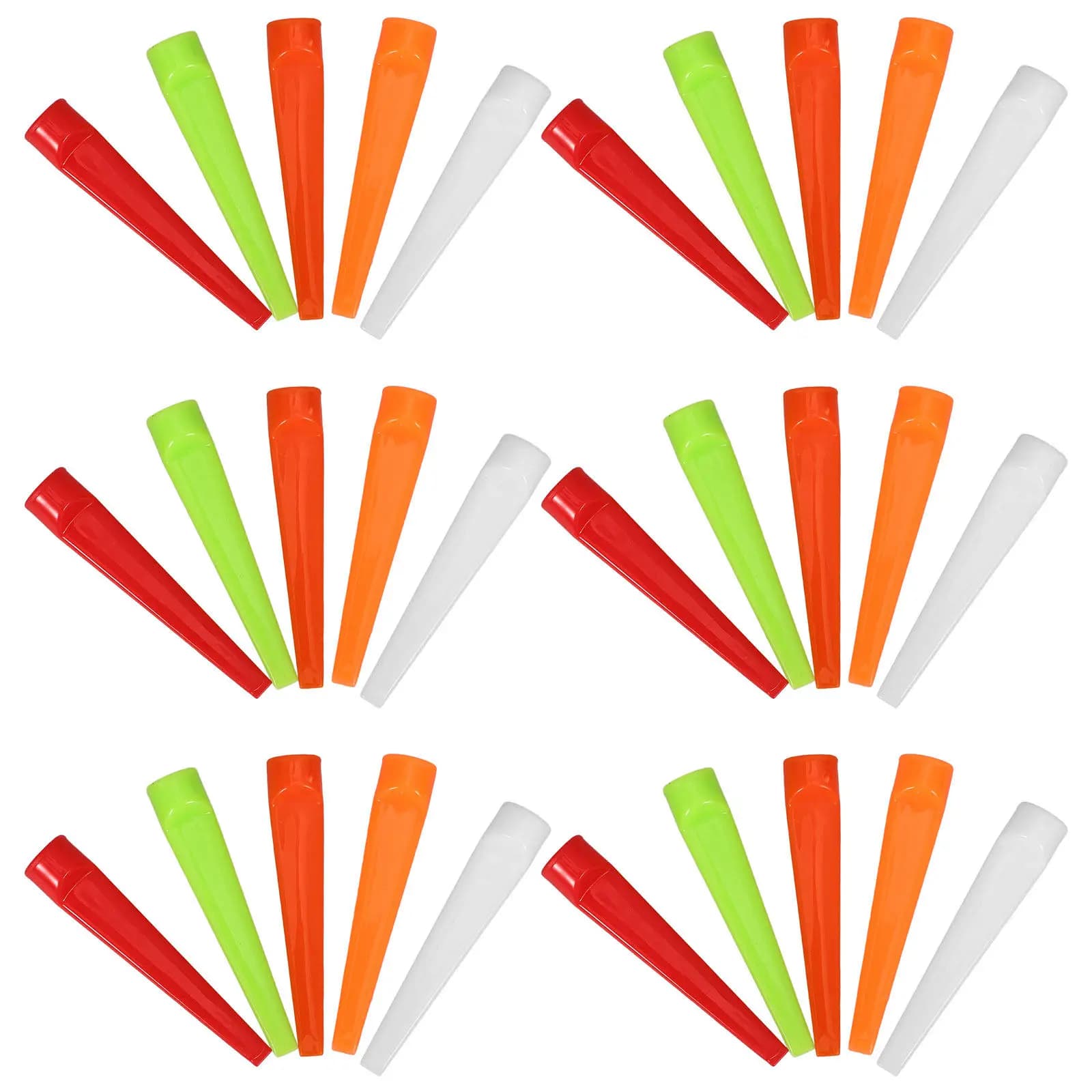 50 Pezzi Tee da Golf per Allenamento, Superficie Piatta, in Plastica Infrangibile, Leggeri ed Ecologici per Manutenzione e Pratica della Palla