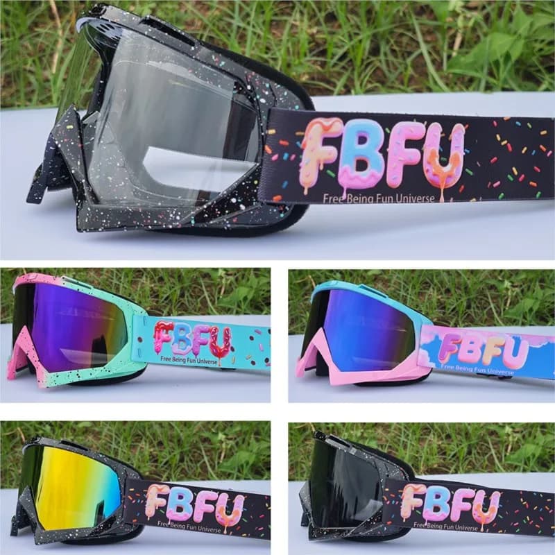 New All-terrain Goggles Ski Motorbike Night Off-road Riding Mud Resistant Windproof Eyewear Gift