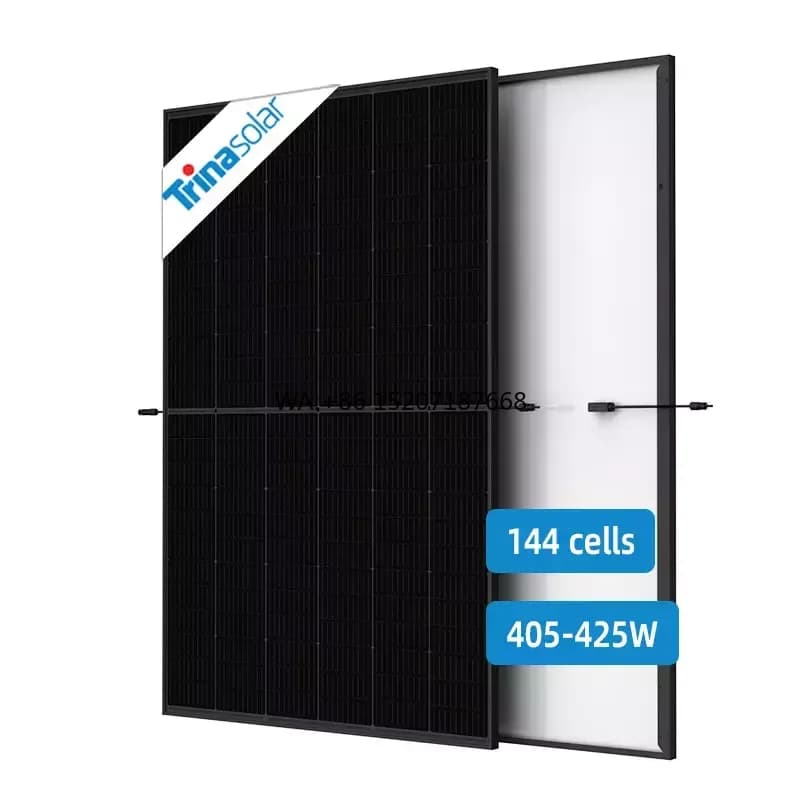 Pannello solare 545w 550w 600w 670w Trina Nero Bifacial Vertex s Mono Perc 300w 390w 395 400w