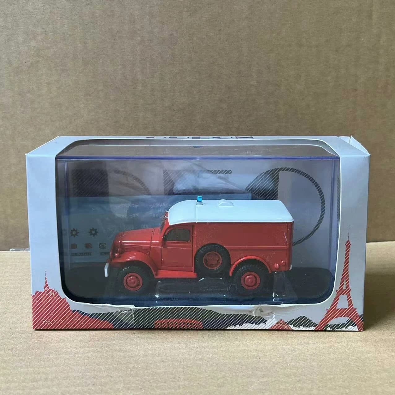 Modellino Auto in Lega Diecast ODEON 1/43 Scala DODGE WC54 FIRETRUCK 7