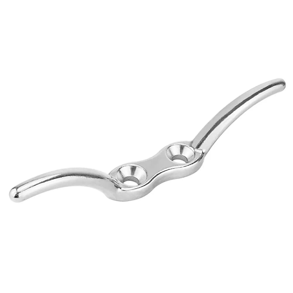 2Pcs Stainless Steel 6 Inch Dock Rope Cleat for Marine Boats Yachts Watercraft Securing Multipurpose Anchoring Garage Shed