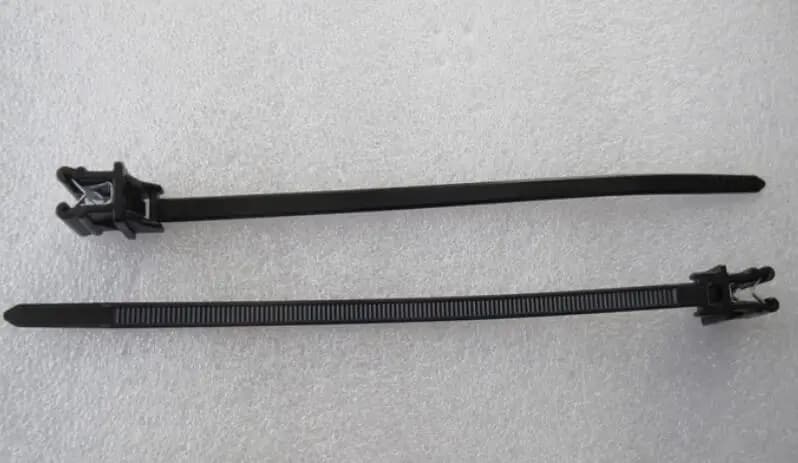 T50COSEC12E German made HellermannTyton strap with clip and self-locking 4.6X160MM nylon cable tie