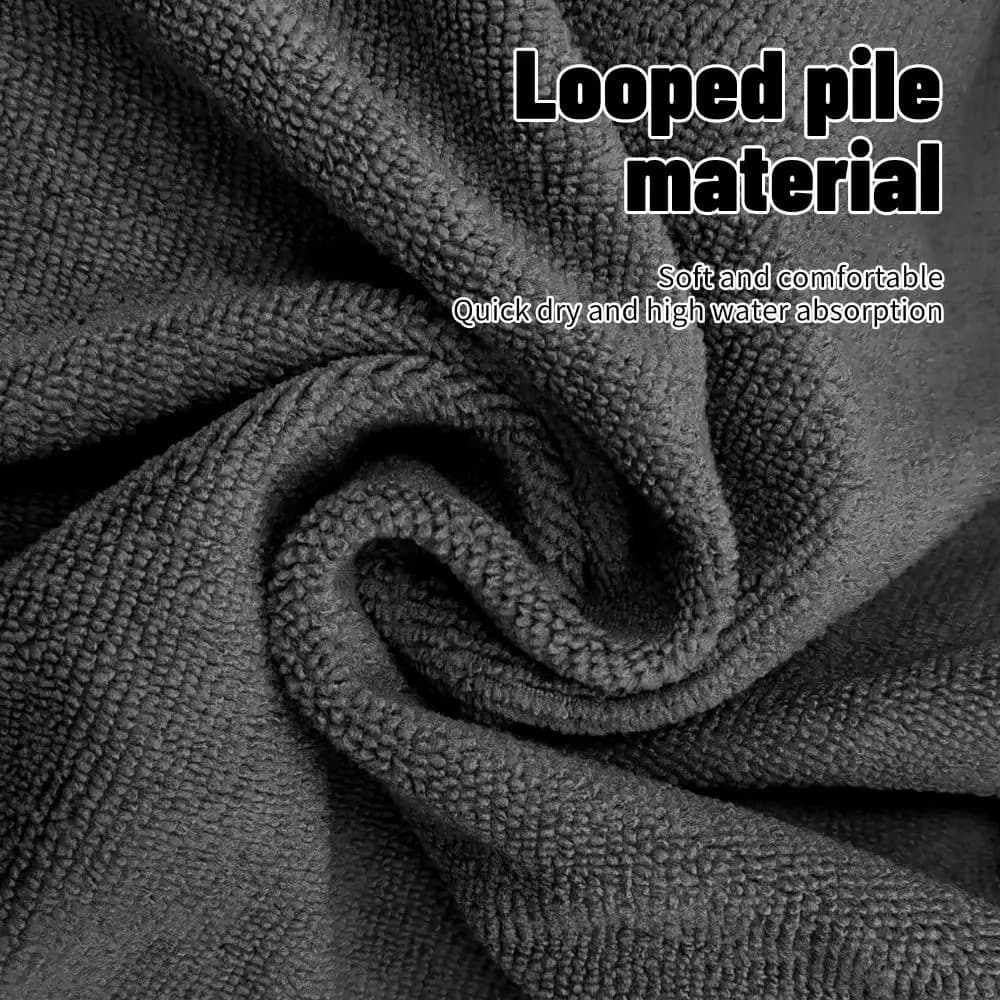 Accappatoio Poncho da surf in microfibra Asciugamano extra large spesso ad asciugatura rapida Poncho morbido con cappuccio per adulti