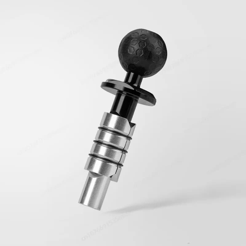 Supporto per Moto in Alluminio con Base per Forcella e Testa a Sfera da 25mm, Compatibile con Asta di Collegamento/Staffa per Porta Cellulare