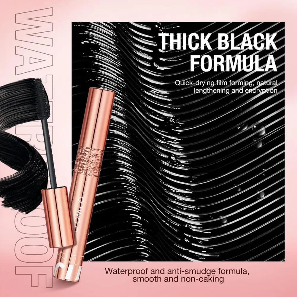 Mascara 3D Volumizzante Impermeabile Anti-sbavatura Lunga Durata Trucco Ciglia Formula Sollevante per Ciglia Dense Cosmetici Bellezza Occhi