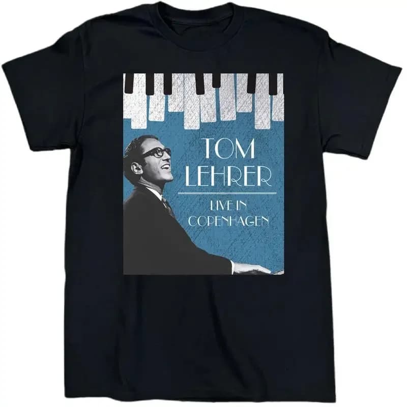 Tom Lehrer Live in Copenhagen Heavy Cotton Black All Size T Shirt PP293