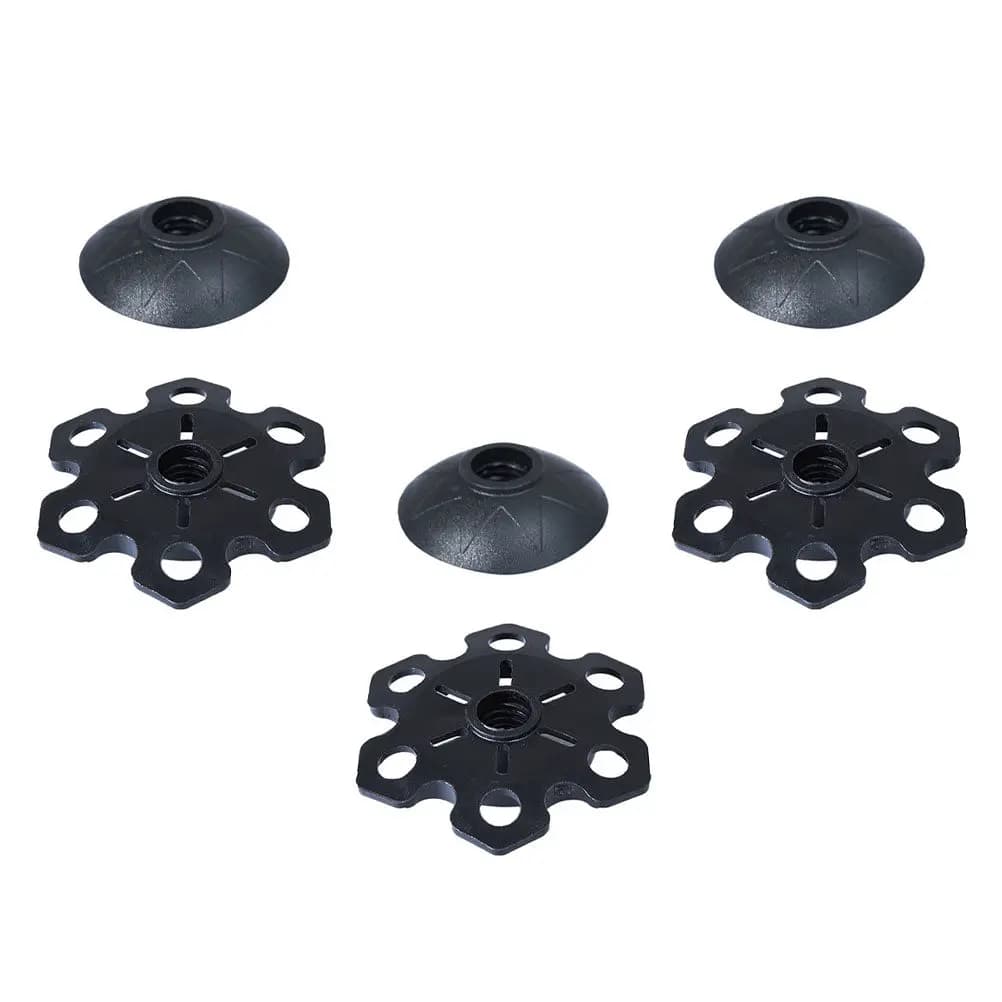 6Pcs Mud Snow Trekking Pole Tips Large Disc Protector Hiking Walking Stick Accessories Outdoor Climbing Pole Tip Replacement