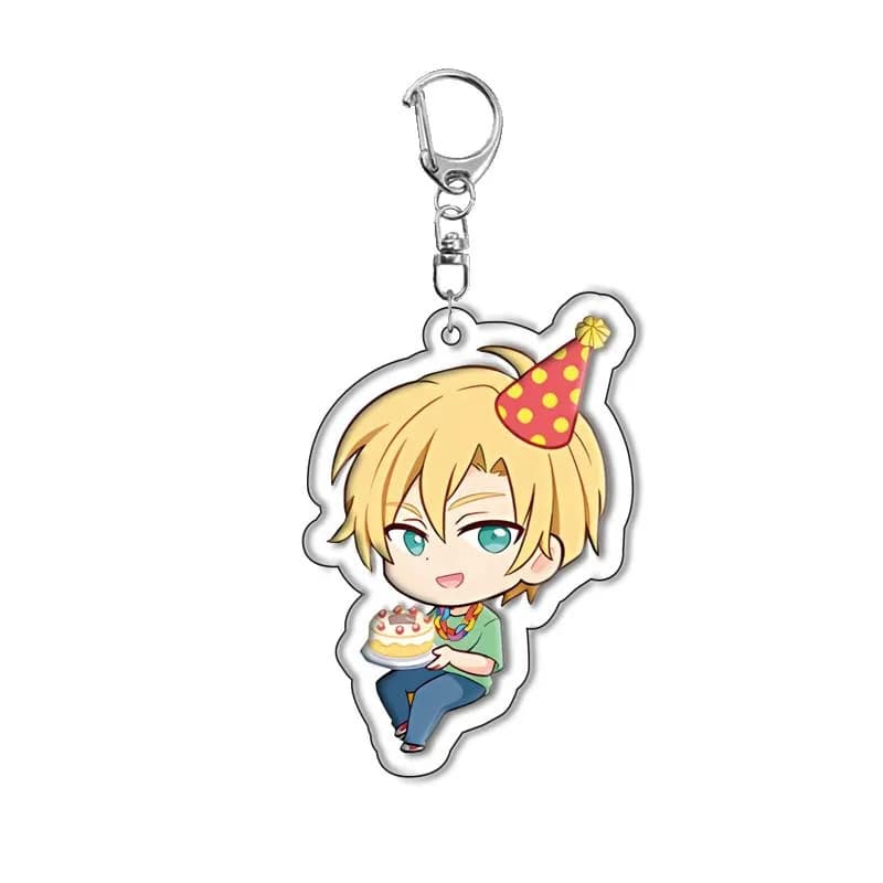 Anime BANANA FISHS Portachiavi con supporto in acrilico Figura Modello Porta targa Cake Topper Personaggi dei cartoni animati Ciondolo per borsa per auto Commercio all'ingrosso