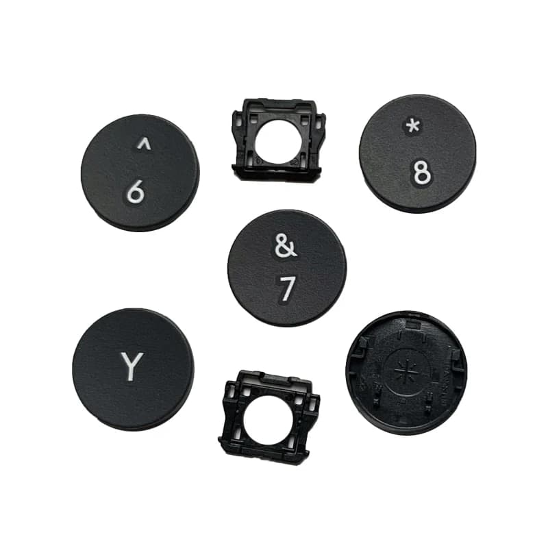 Sostituzione nuovo di zecca Keycap Key Cap Clip a forbice pulsante cerniera per Logitech K780 nero