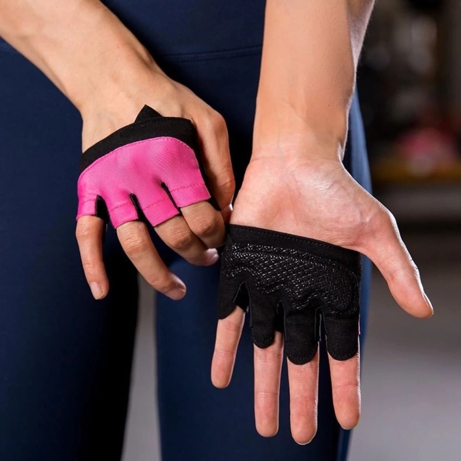 Men's Fitness Gym Gloves for training crossfit four- finger glove protection for bodybuilding hands for weight lifting