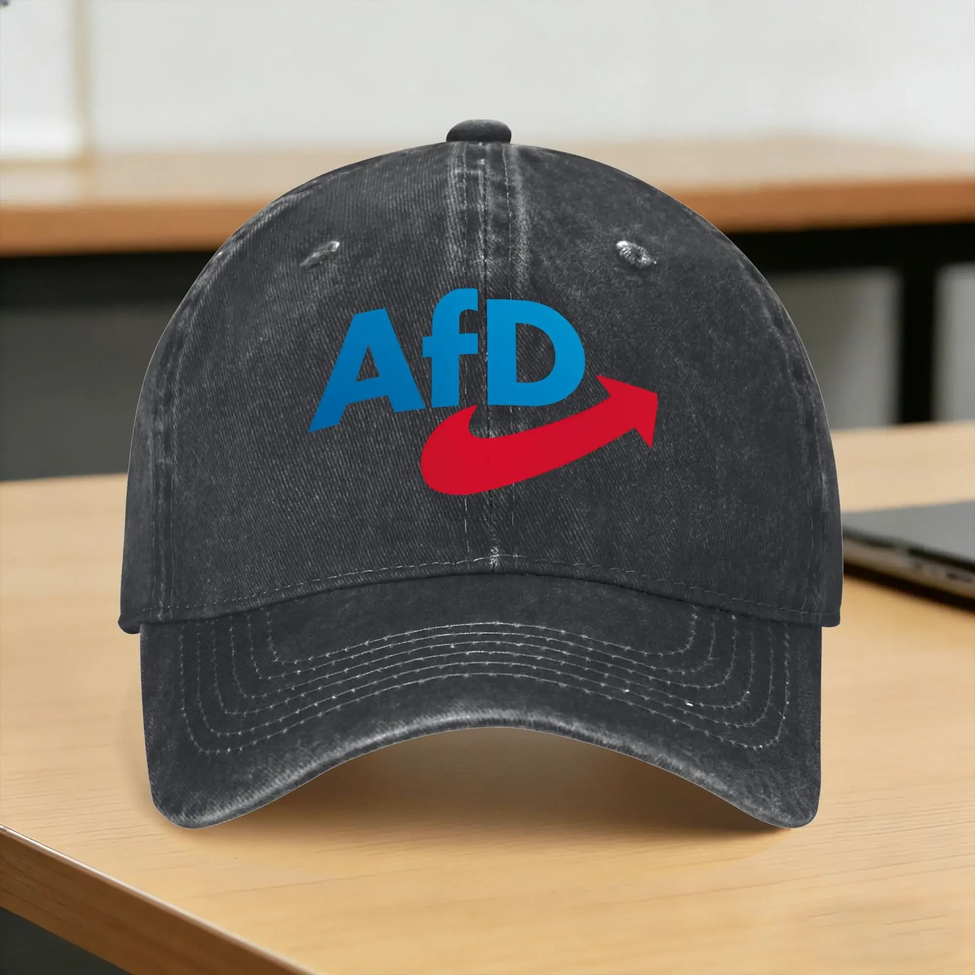 Afd Alternative Logo Baseball Cap Sun Outdoor Gym Sun-Proof Washed Trucker Hat Men Adult Y2k Cute Print Snapback Cap