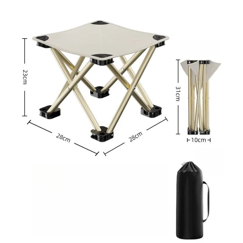 Nuovo creativo Outdoor Maza Sgabello pieghevole Sedia da pesca portatile Sedia pieghevole leggera Sedia da campeggio Sgabello da picnic Piccolo sgabello
