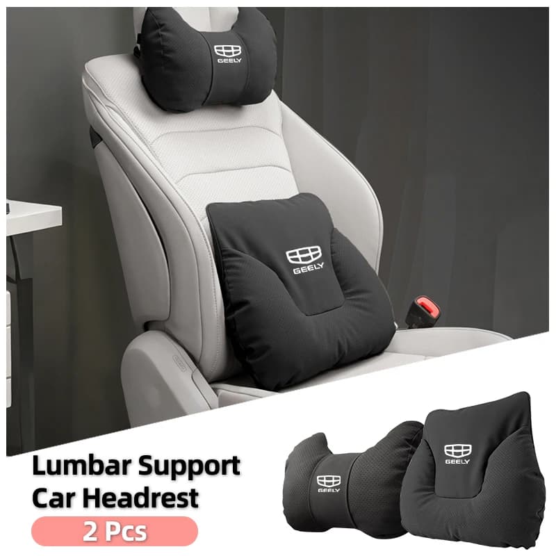 Accessori auto Poggiatesta Supporto lombare Cuscino per il collo del sedile per Geely Emgrand X7 EC7 EC8 GE GT EV8 EX7 Atlas Boyue CK2 GC6 NL3 X6 S