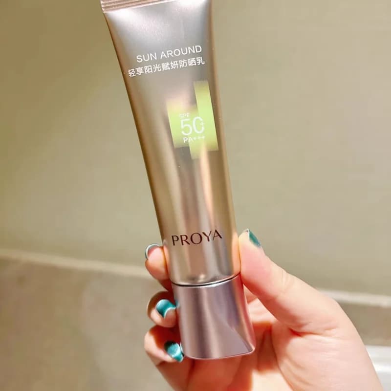 PROYA Super Film Pink Tube BB Cream Hydrating Moisturizing High SPF Sun Protection Foundation Natural Tone Up Pre-makeup Primer