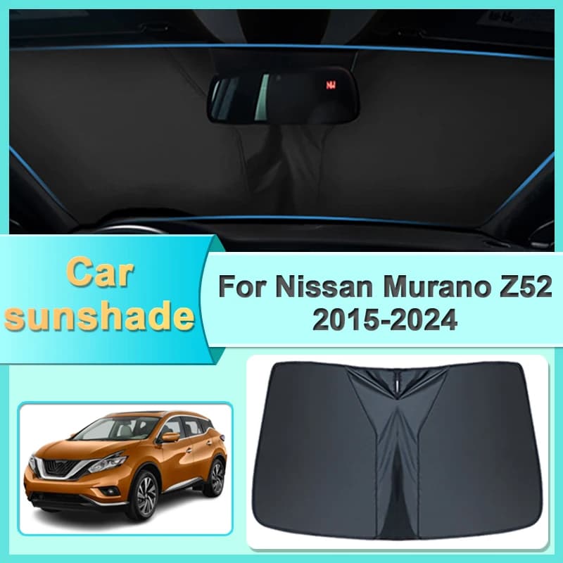 Parasole per Auto Nissan Murano Z52 MK3 2024 2023-2015, Protezione Solare, Isolamento Termico, Visiera Parasole, Accessorio Auto