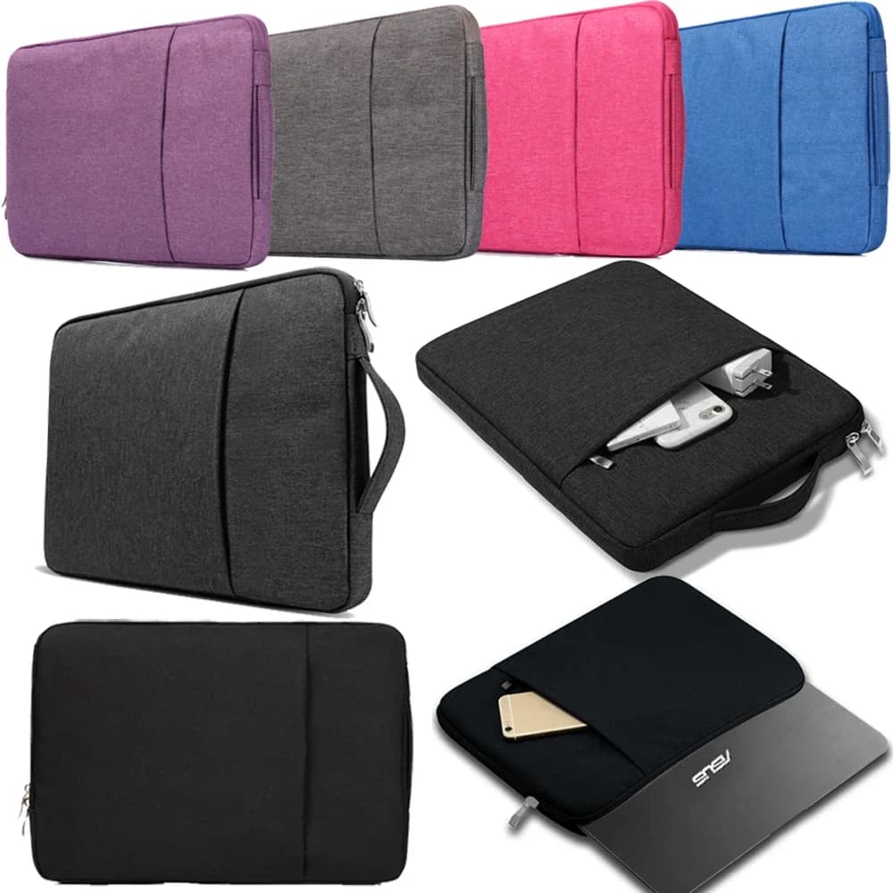 Solido Del Manicotto Del Computer Portatile Borsa Per Notebook Borsa per il Caso di ASUS Chromebook/di Vibrazione Eee Pad/Eee PC/MEMO Pad Del Computer manicotto di tessuto Accessori di Copertura