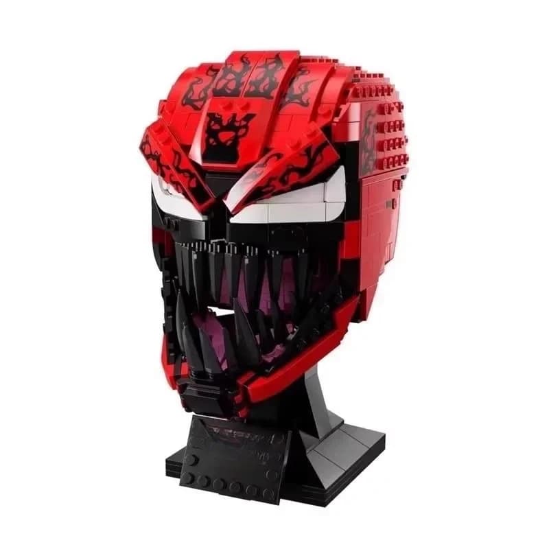 Marvel Venom Mini Building Blocks Carnage Head Super Hero Spiderman MOC Modello 3D Mattoni FAI DA TE Figura Giocattolo Per Il Capretto Regalo Di Natale