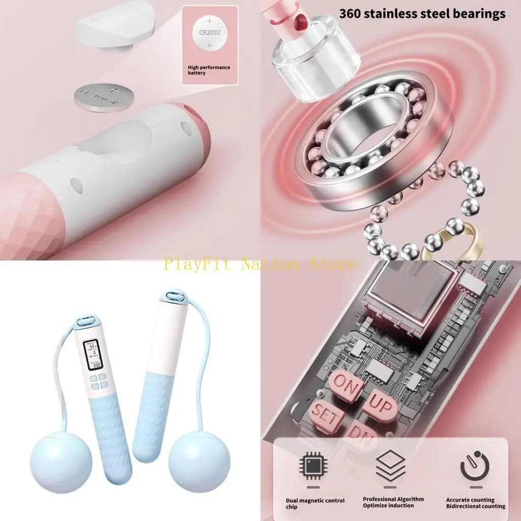 242F Jumping Corda for Exercises Fitness Jump Jumping Corda for Digital Counting with Handle for